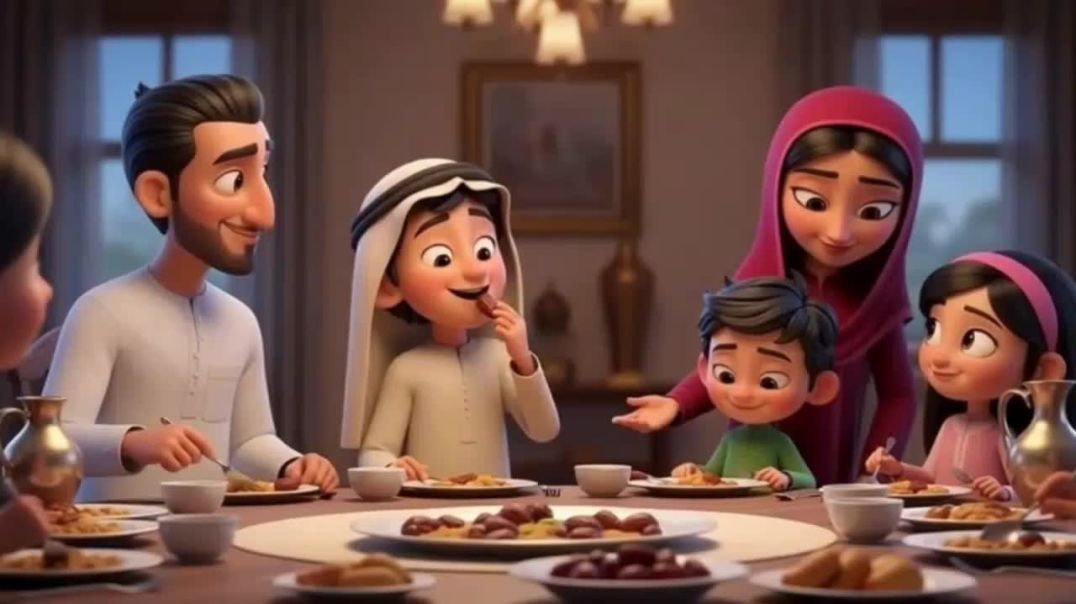 ليه رمضان دايمًا مختلف؟ 🌙✨ حكاية كرتونية تحسّك بروح الشهر من أول ثانية