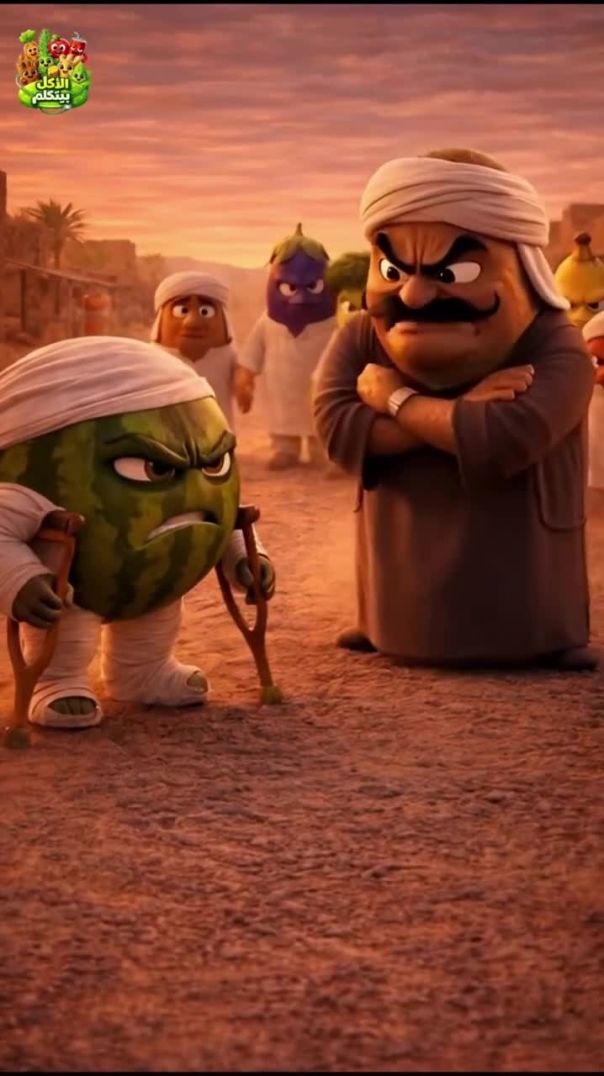 الكبير اقوووووووووي علي طريقة الخضار 😂🤣😁